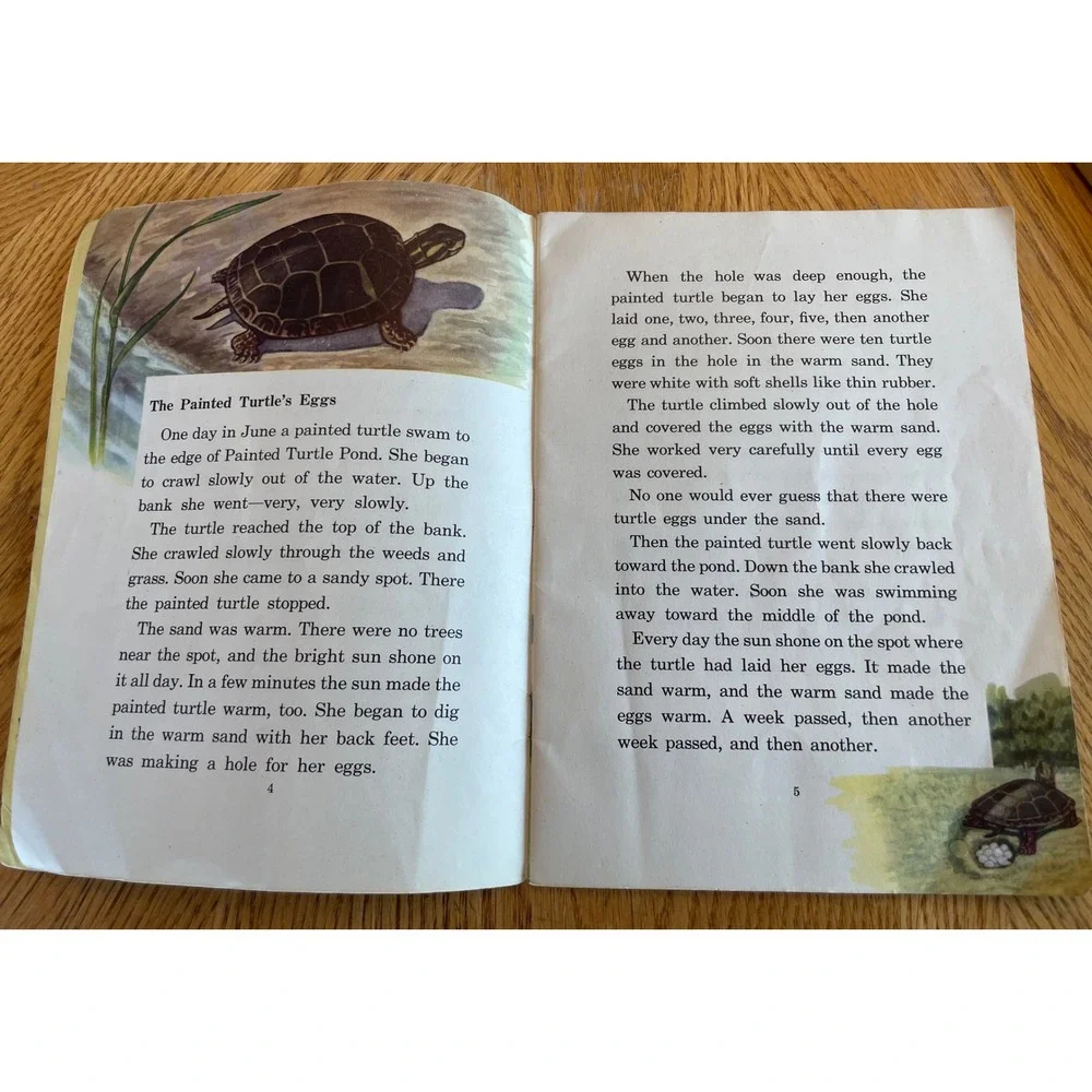 Row‎ Peterson Animals and Their Young Primary Book 1951 Multicolor Good Vintage